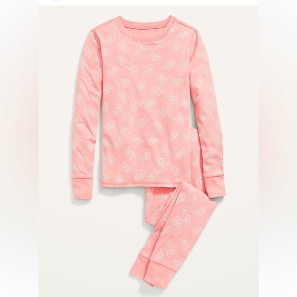 Old Navy Gender-Neutral Snug-Fit Printed Paiama Set for Kids - Picture 1 of 7